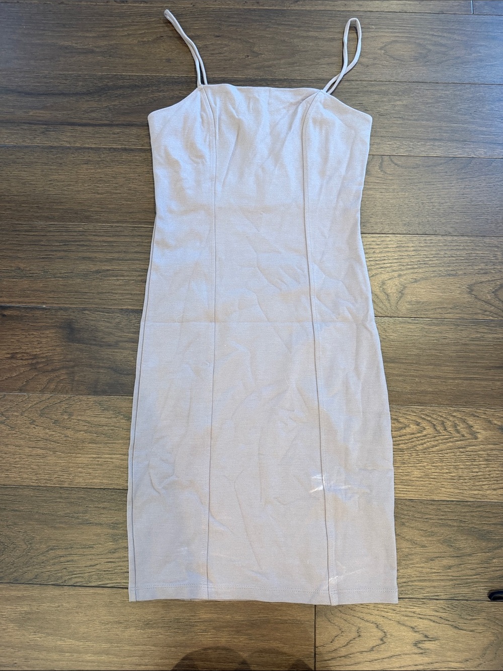 Forever 21 Spaghetti Strap Bodycon Dress in Light Mauve Size Medium - C27-121